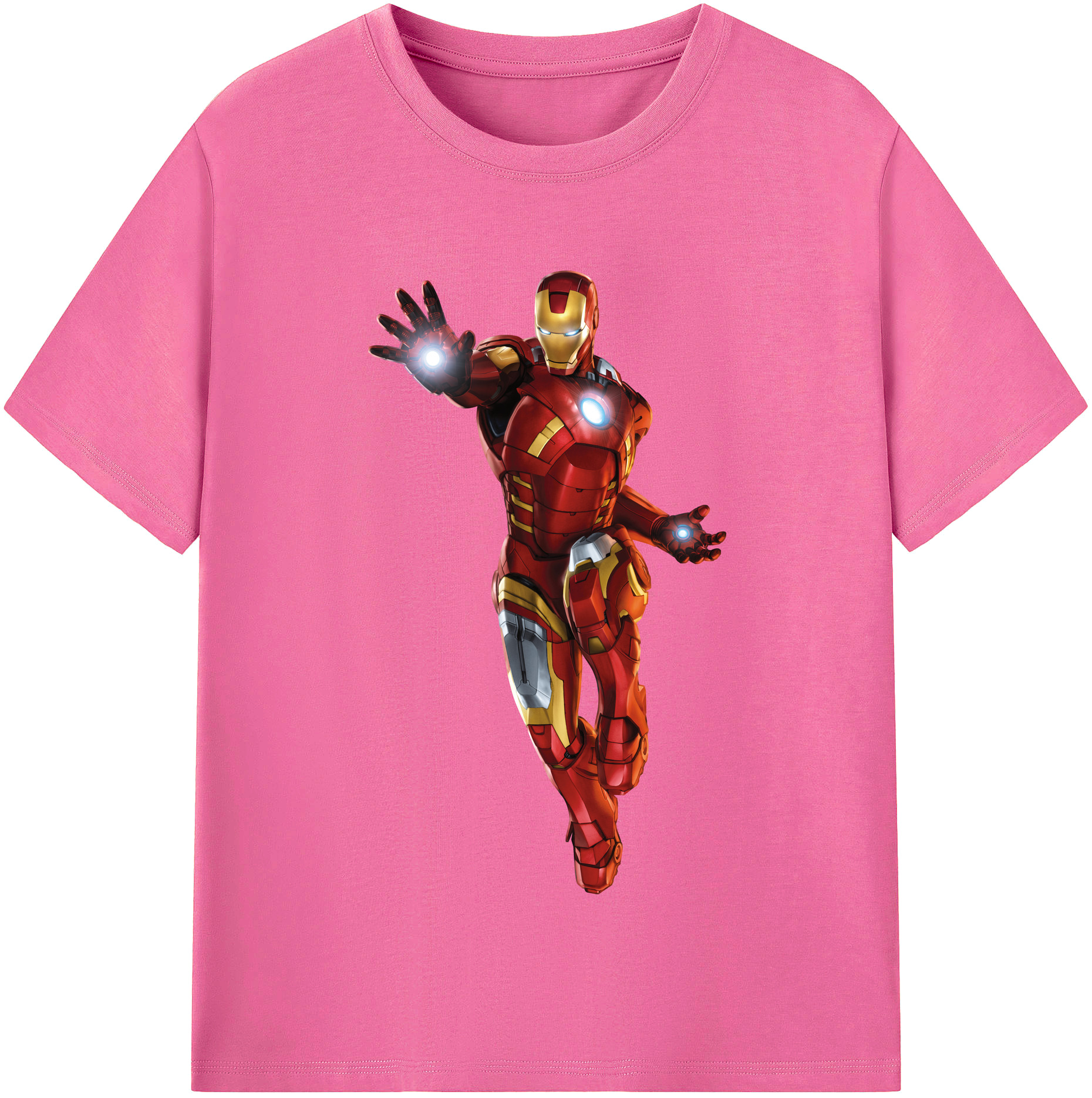 （画像用） アベンジャーズ The Avengers レディースカジュアルプリントTシャツ（綿100％）
